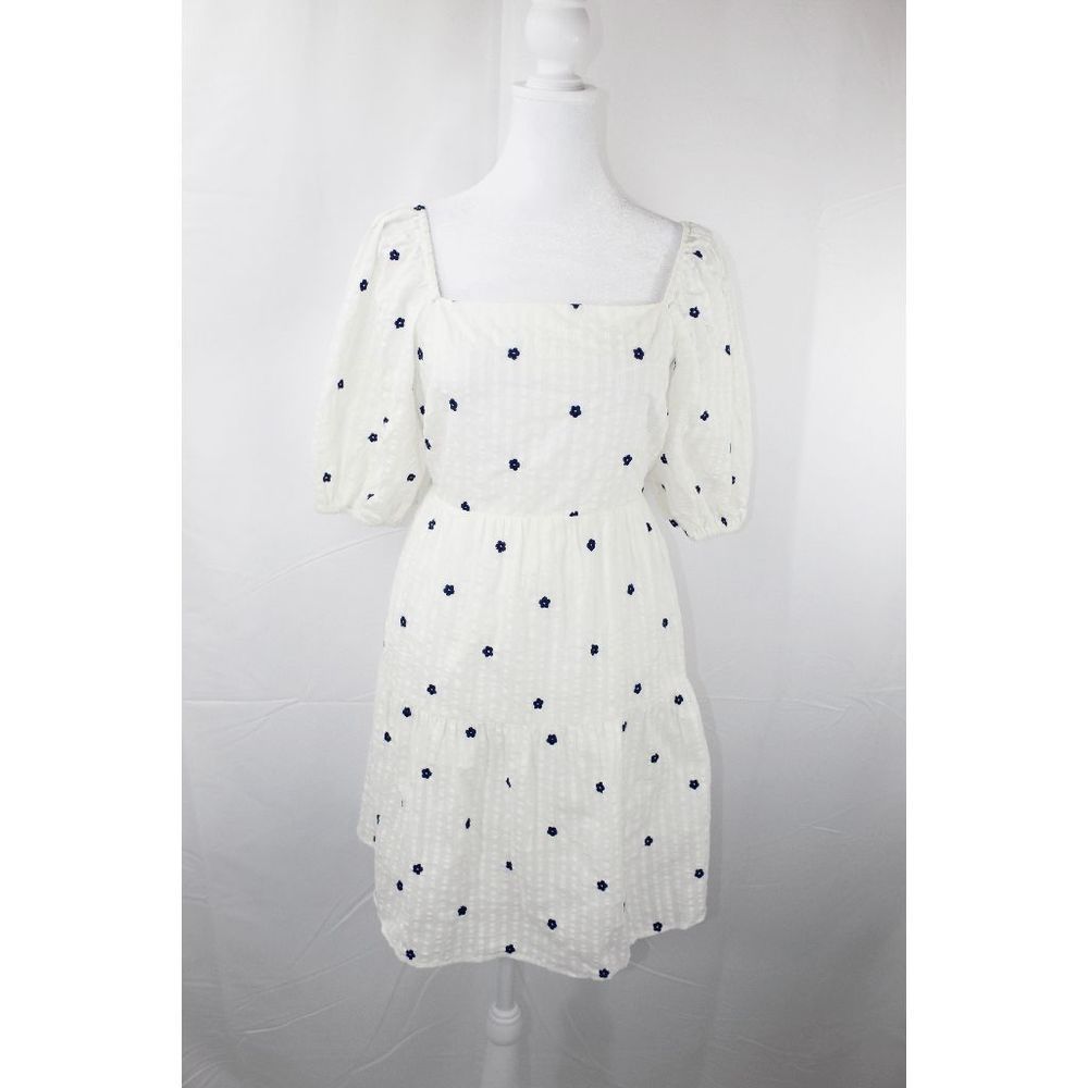 Rails Selene Floral Embroidered Serrsucker Dress